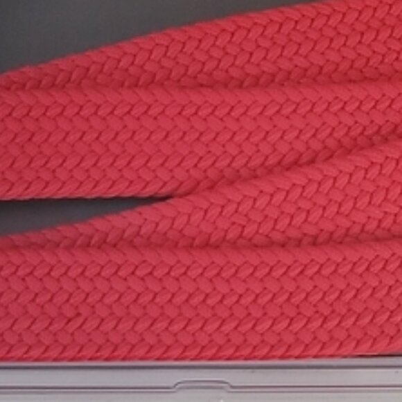 Bulliant Braided Woven Stretch Belt Red Adjustable Expands up to 37" New - Picture 6 of 15